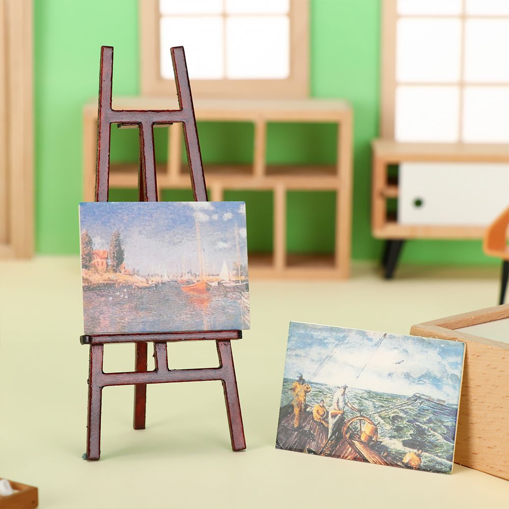 Muebles de casa de muñecas en  - Paint Model Kit reseña y precio