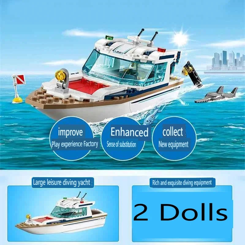 City Series 60221 Yate de Buce - Model Kit Yacht reseña y precio