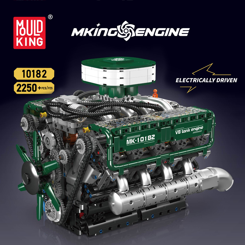 Mould King 10182 Juguetes Técn - Model Kit Engine reseña y precio