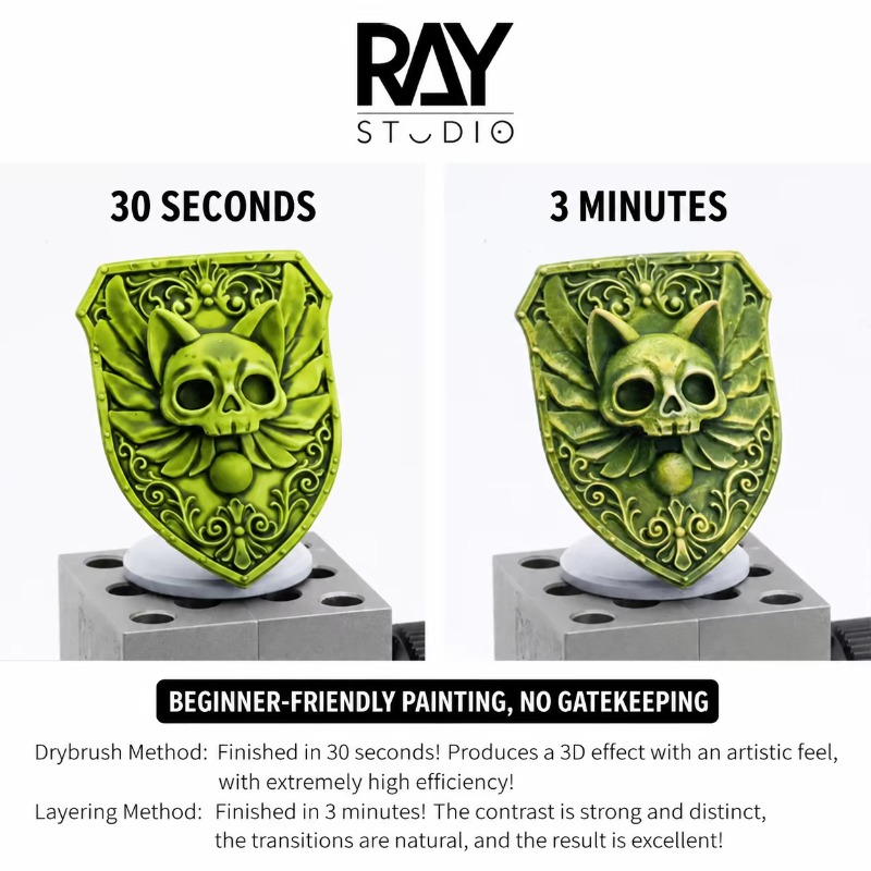 RAY Studio, set de 8 colores d - Paint Model Kit reseña y precio